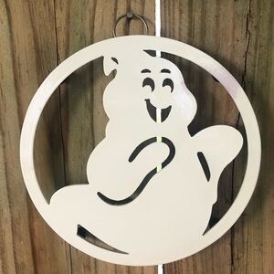 Ghost Round Metal Halloween Trivet Decor by Wilton